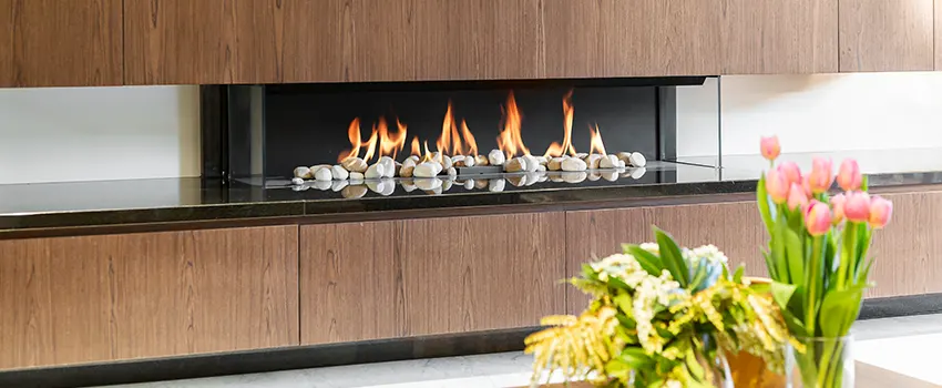 Double-height Fireplace Design Refurbishment in Menomonie, Wisconsin